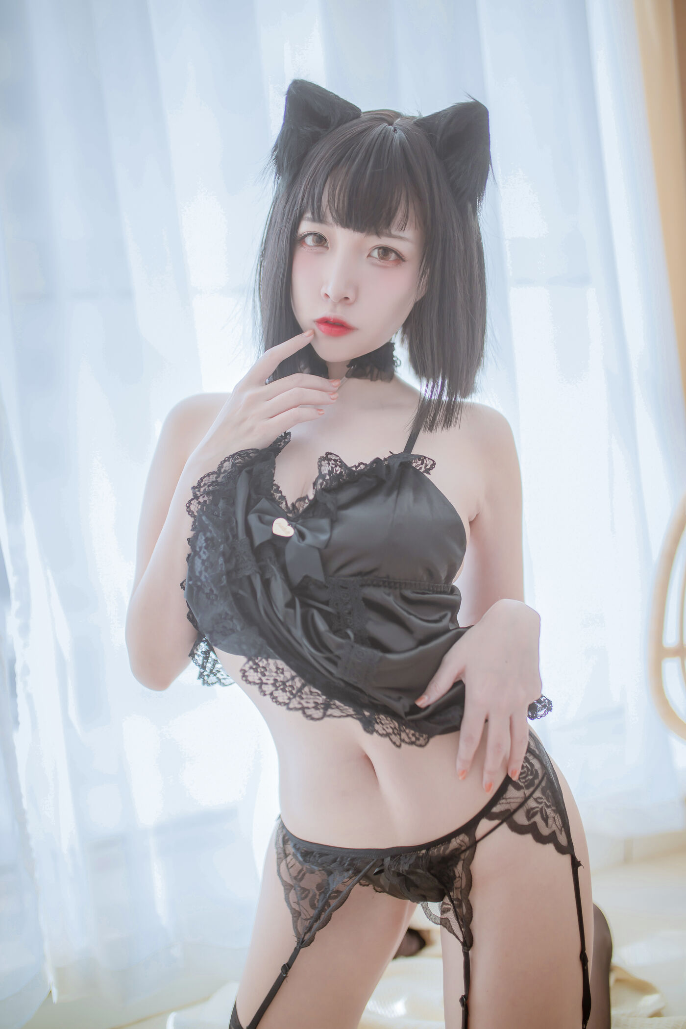 日奈娇 NO.002 私房双人猫耳 [43P]插图7